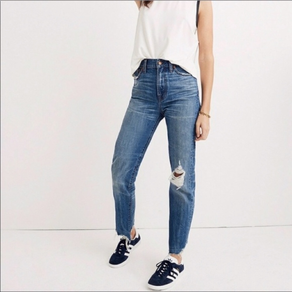 Madewell perfect summer jean destructed edition